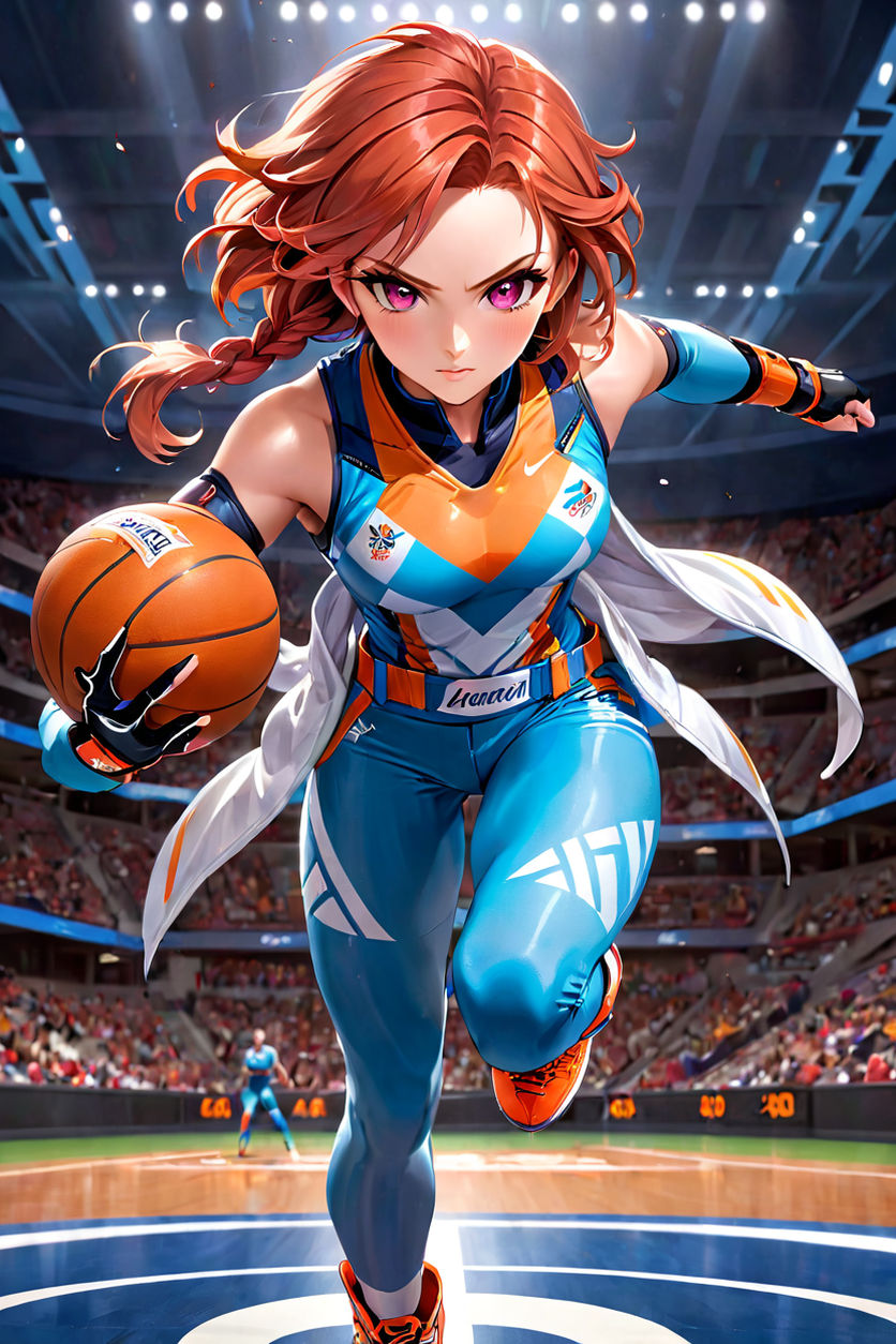 anime athletic girl