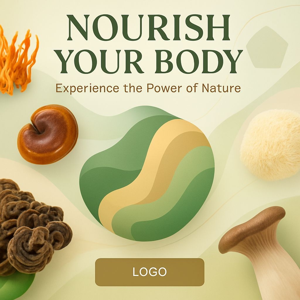 Modern Abstract Health Vitality Ad Design for Nourishing Bodies Ads