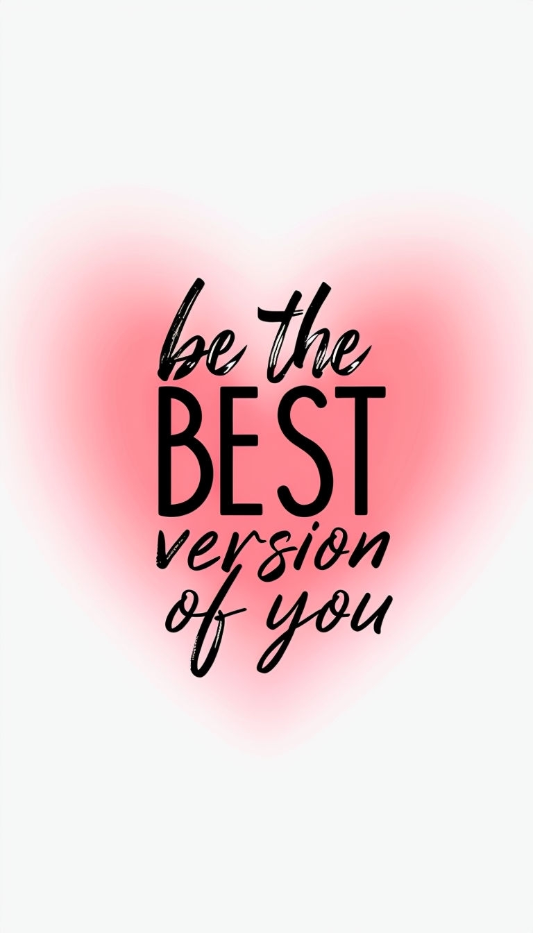 Be the BEST Version of You Motivational Phone Case Cover