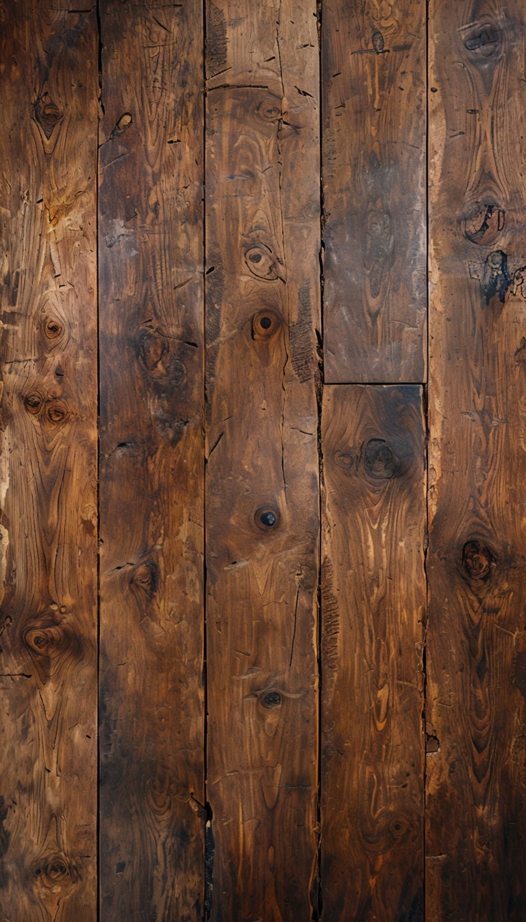 Rustic Close-Up of Aged Wooden Planks Phone Case Cover