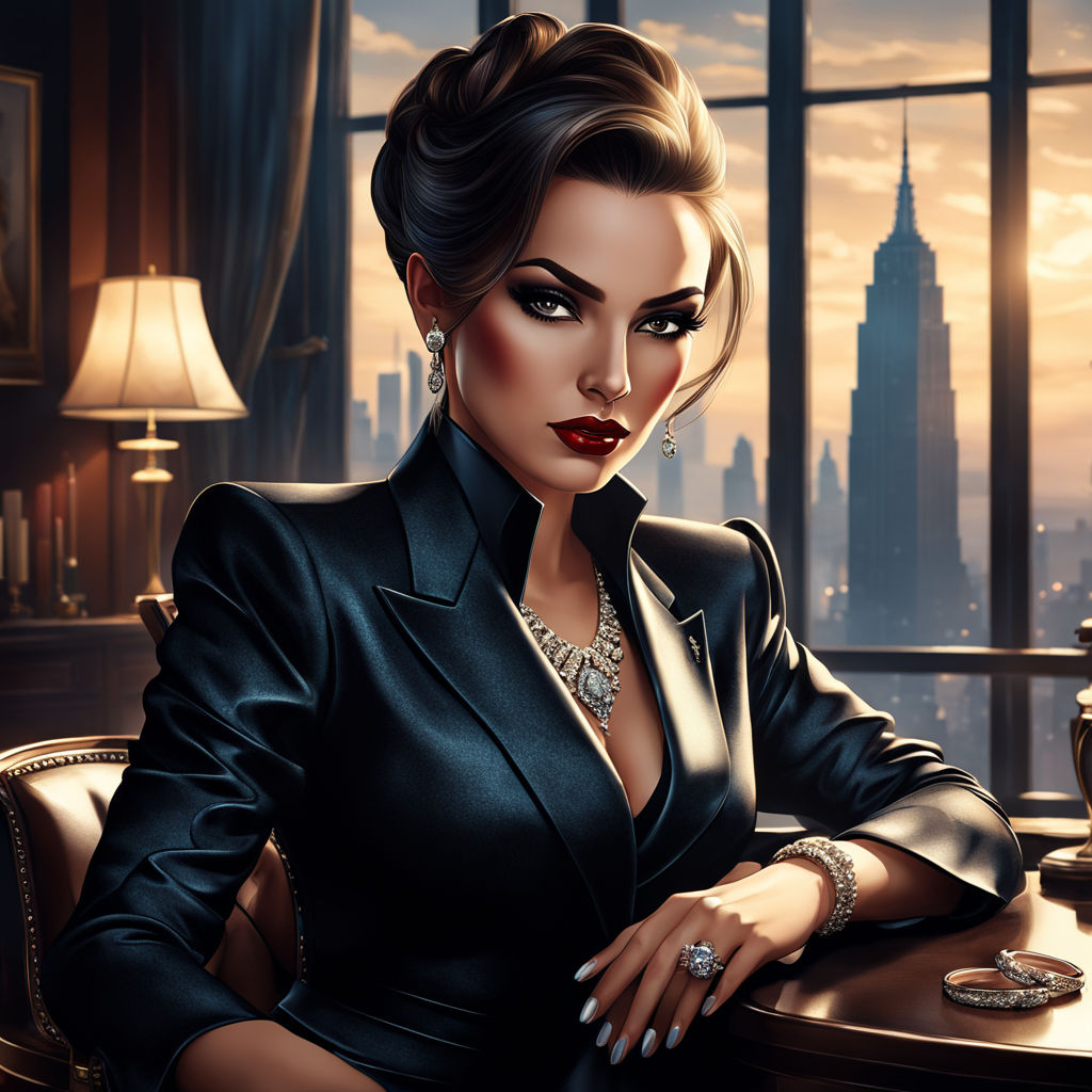 female mob boss with a master plan for world domination