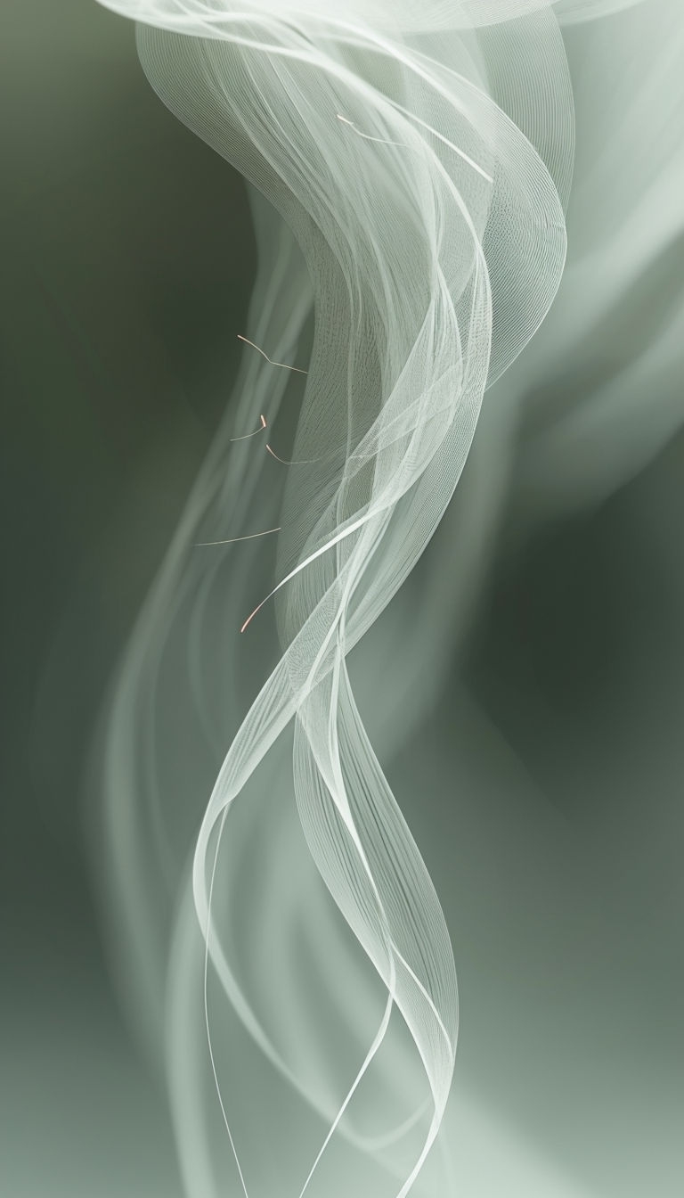 Elegant Abstract Flowing Lines Minimalist Mobile Wallpaper