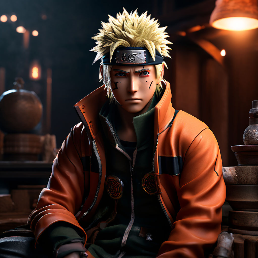 naruto sitting thinking