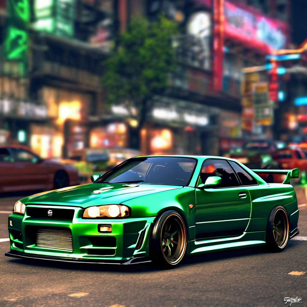 1999 nissan skyline gtr r34 by rasa rezaye rad - Playground