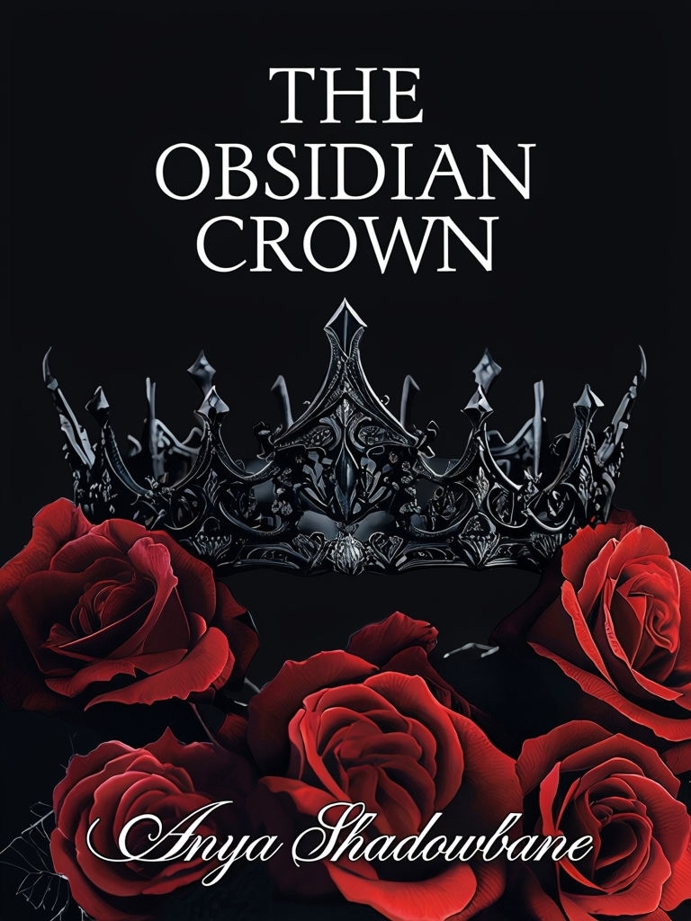 The Obsidian Crown Fantasy Novel Cover Art Design EBook Cover