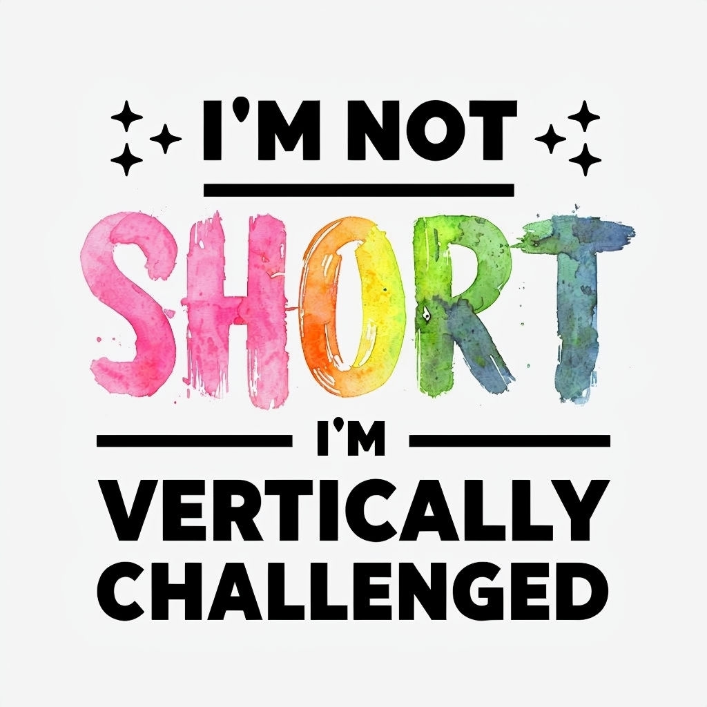 I'm Not Short, I'm Vertically Challenged Funny Mug