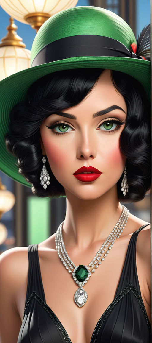 1920s Grand Gatsby style woman by Monique Moro - Playground