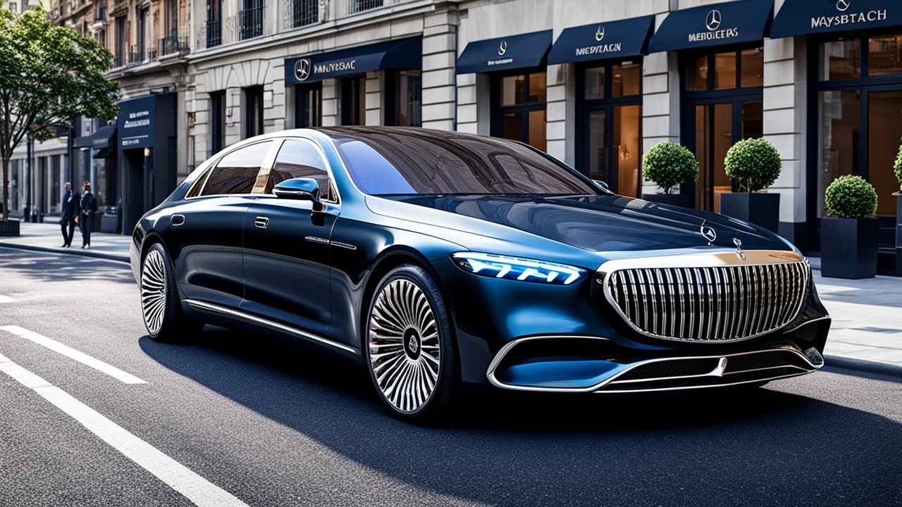 Create A Fully Realistic Image Of The New 2024 Mercedes-mayb By 