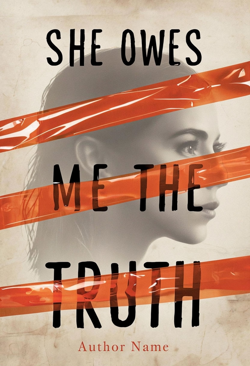 She Owes Me The Truth Suspenseful EBook Cover Design