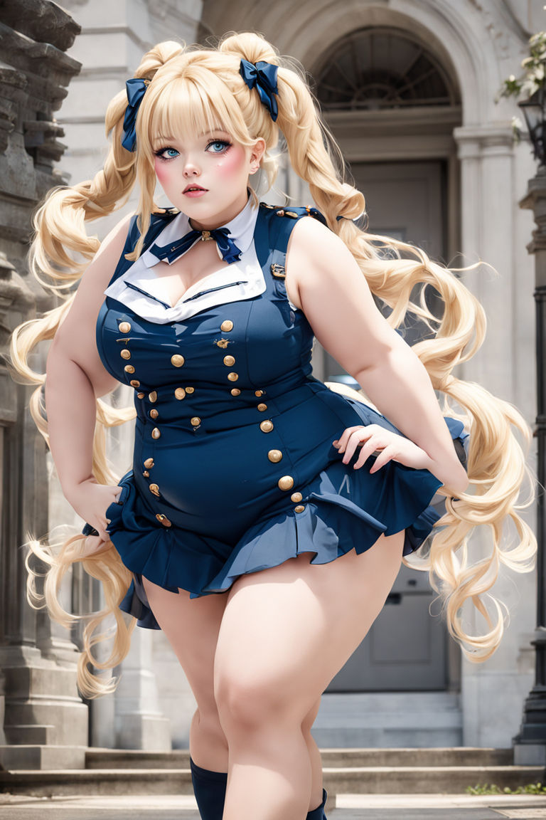 Fat anime girl