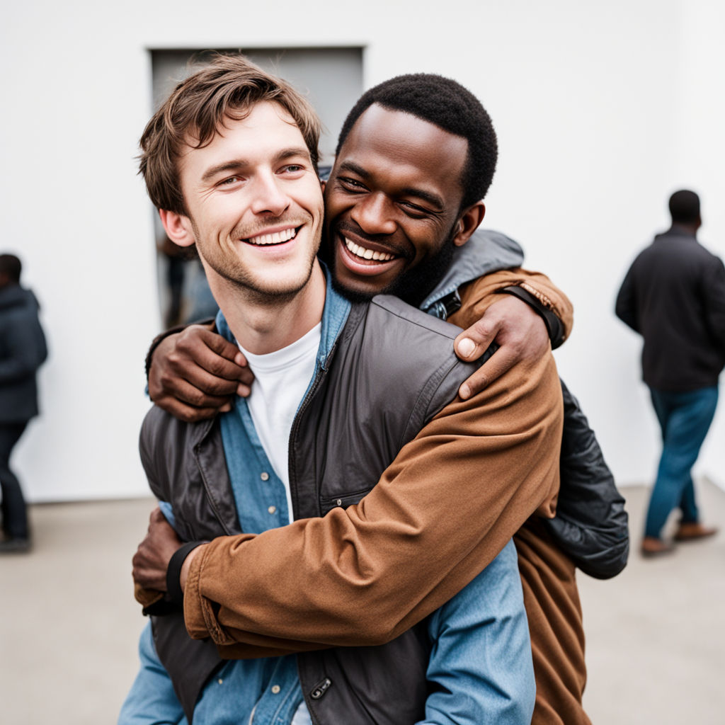 interracial male gay couple