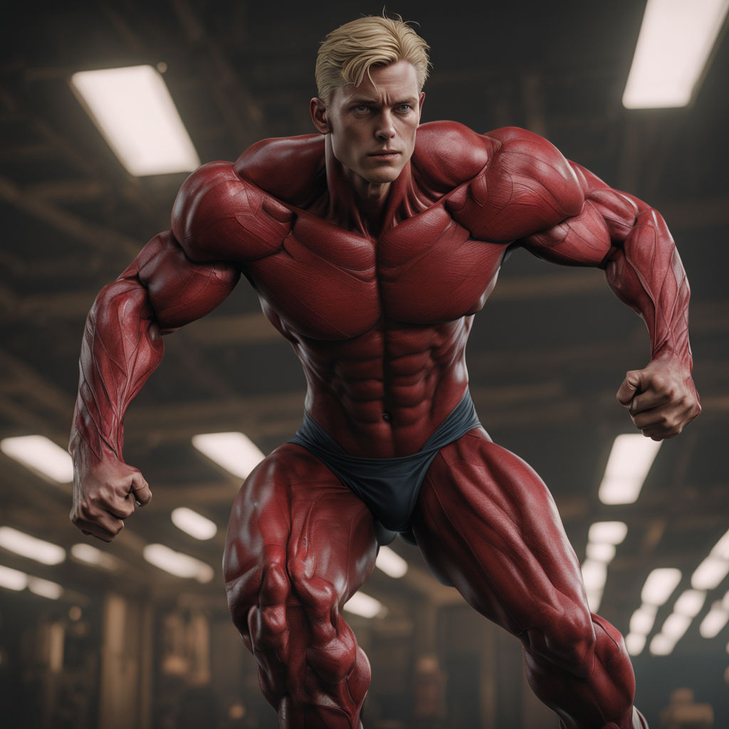 High realistic muscular full body homelander by Md Yasin - Playground