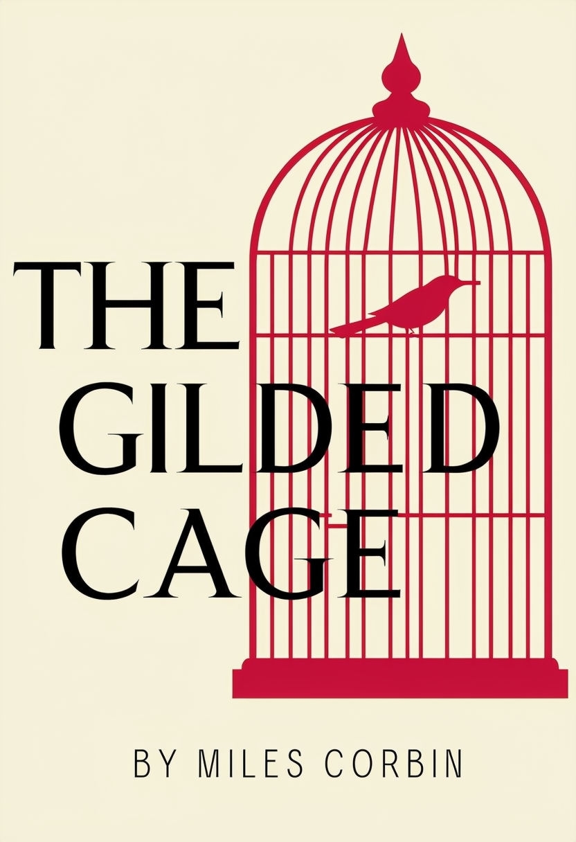 Elegant Minimalist The Gilded Cage EBook Cover