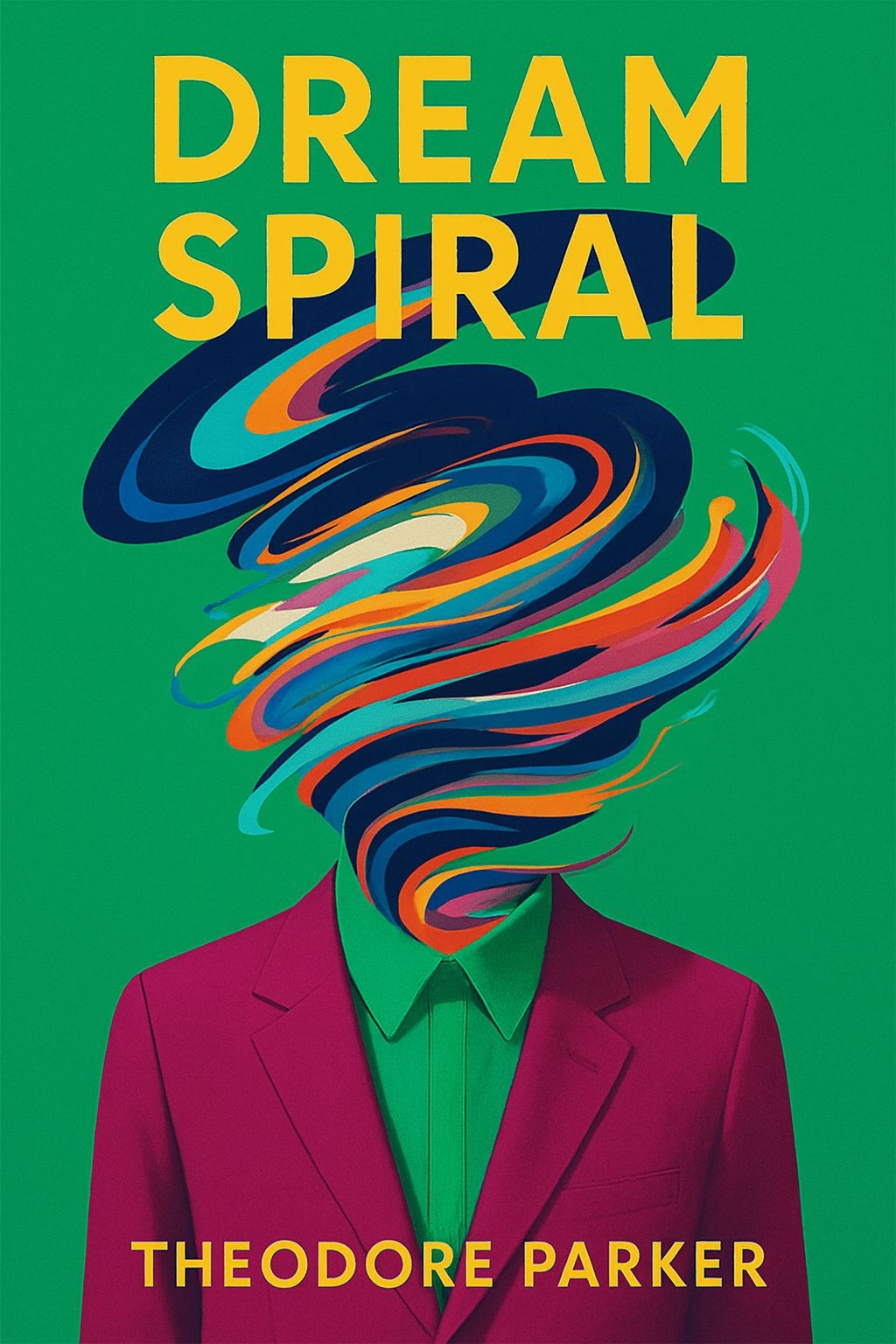 Vibrant Minimalist Dream Spiral EBook Cover Design by Theodore Parker