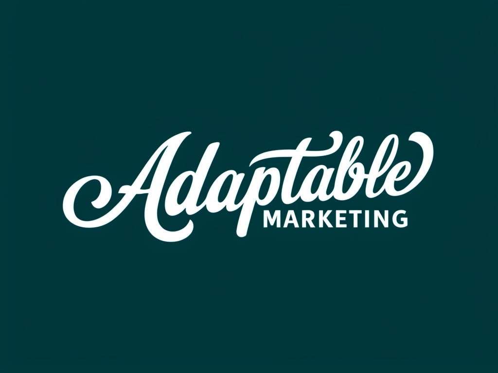Elegant Minimalist Adaptable Marketing Logo Design