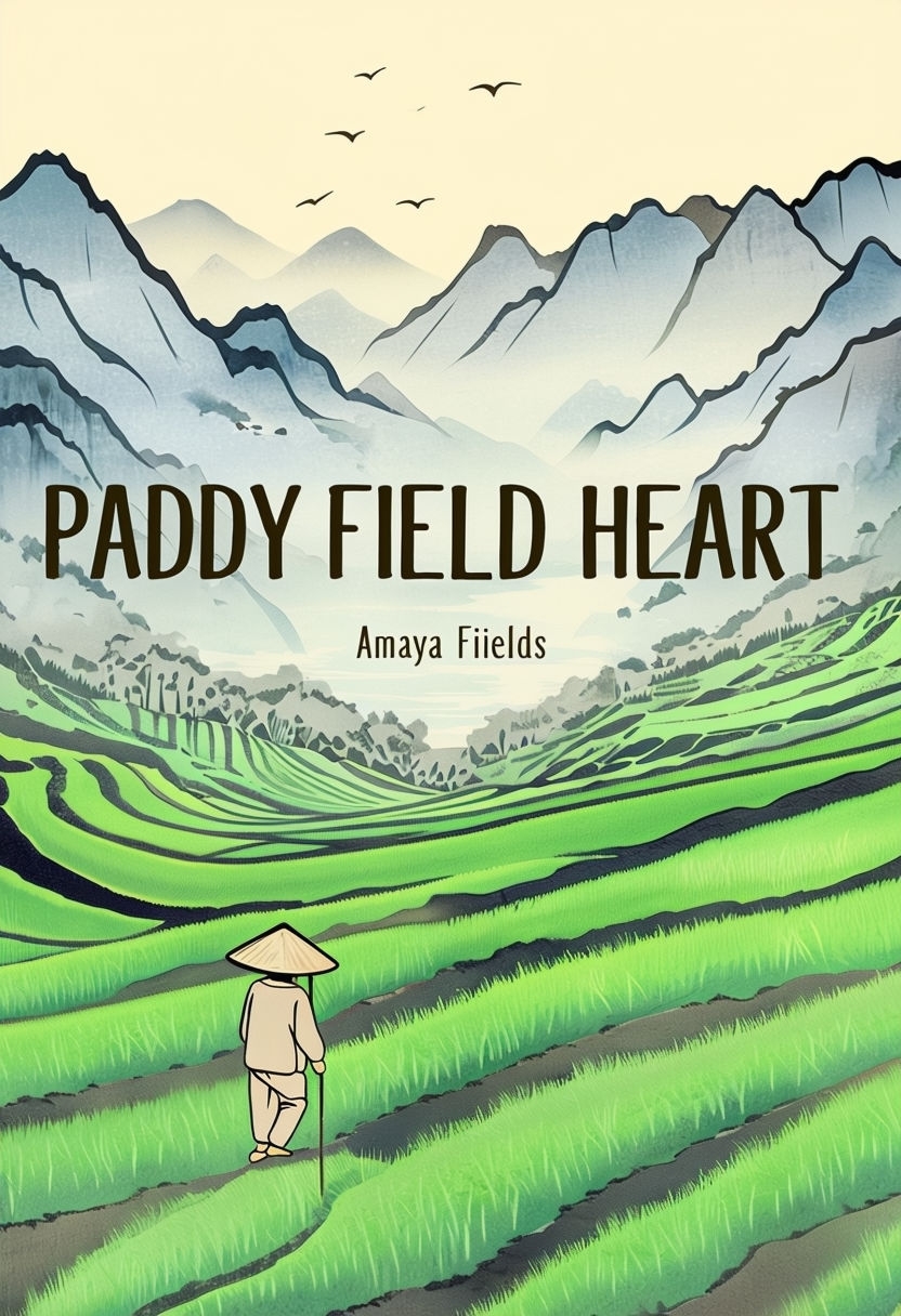 Paddy Field Heart: A Tranquil Travel Memoir of Rural Japan EBook Cover