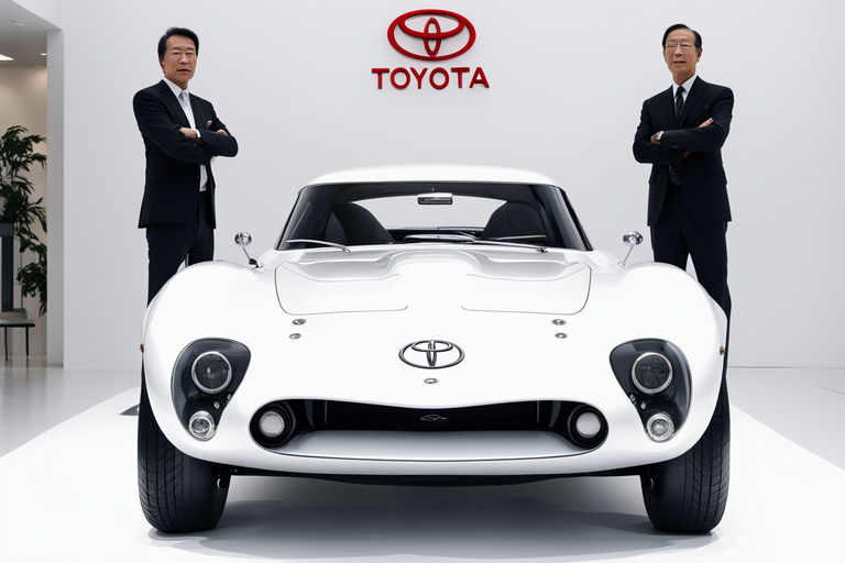 Generate a futuristic design of a 2025 Toyota 2000GT seen fr... by Tweaked Hub Playground