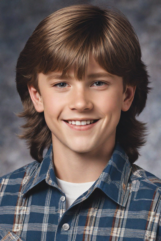 12 year old white Caucasian boy. Mullet hairstyle by Mullet Boy ...