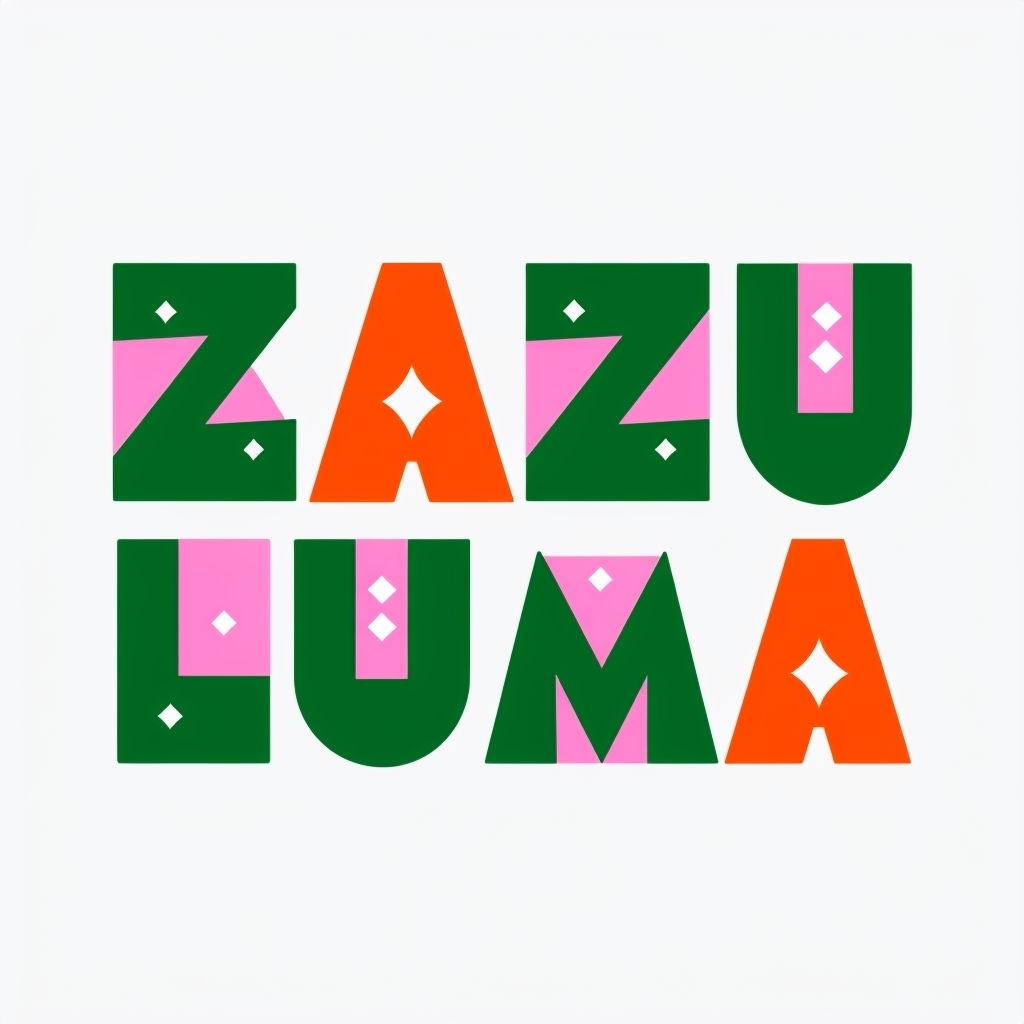 Vibrant Playful ZAZU LUMA Cartoon Logo Design