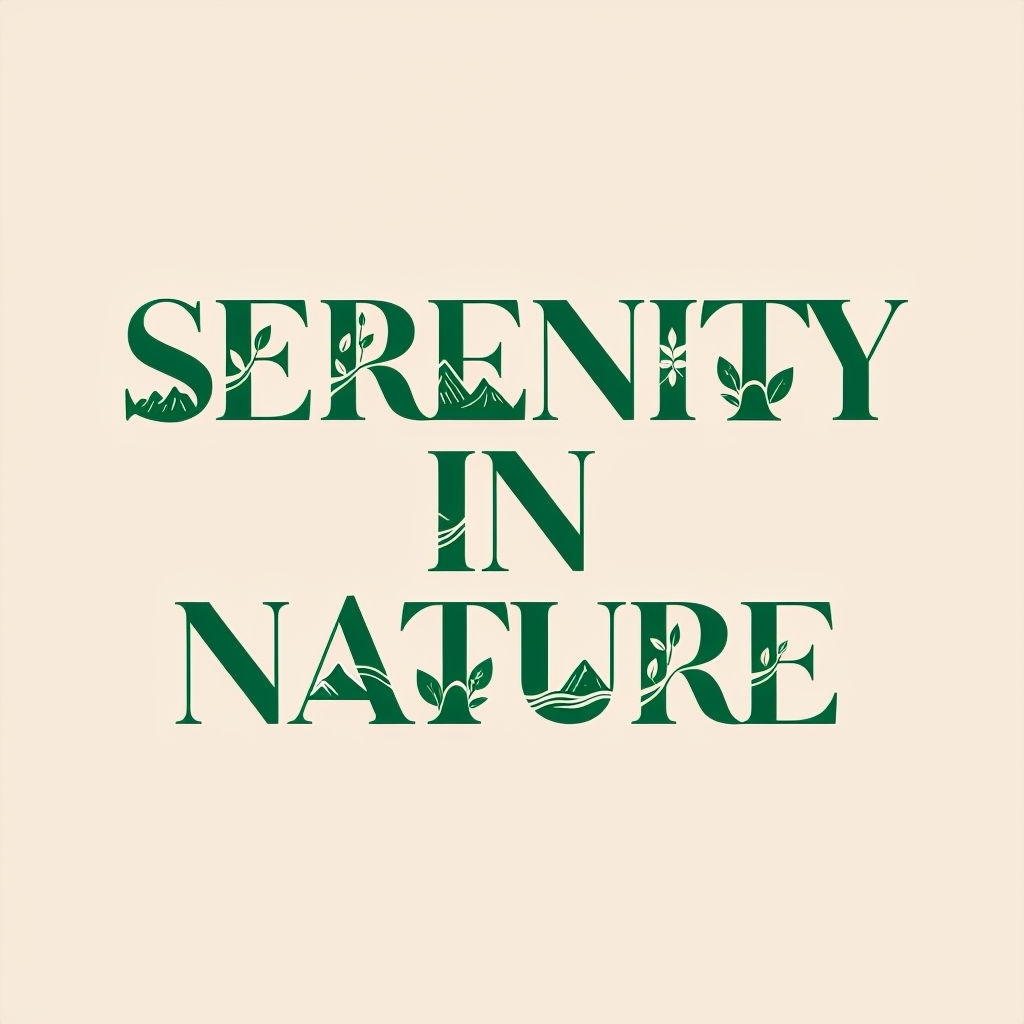 Serenity in Nature Minimalist Design for Tranquil Mugs