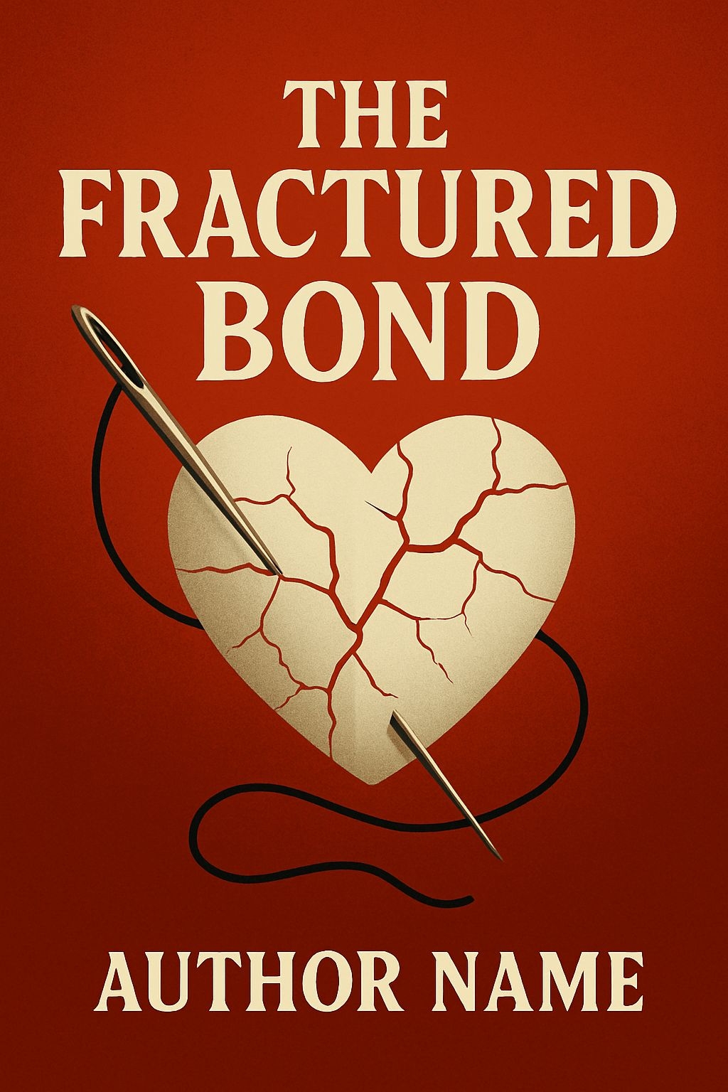 The Fractured Bond Heart Illustration EBook Cover
