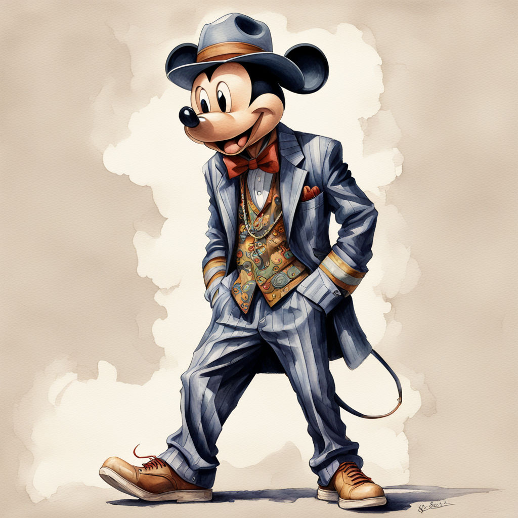 Chicano cholo mickey mouse by Marco Antonio Pérez Basurto - Playground