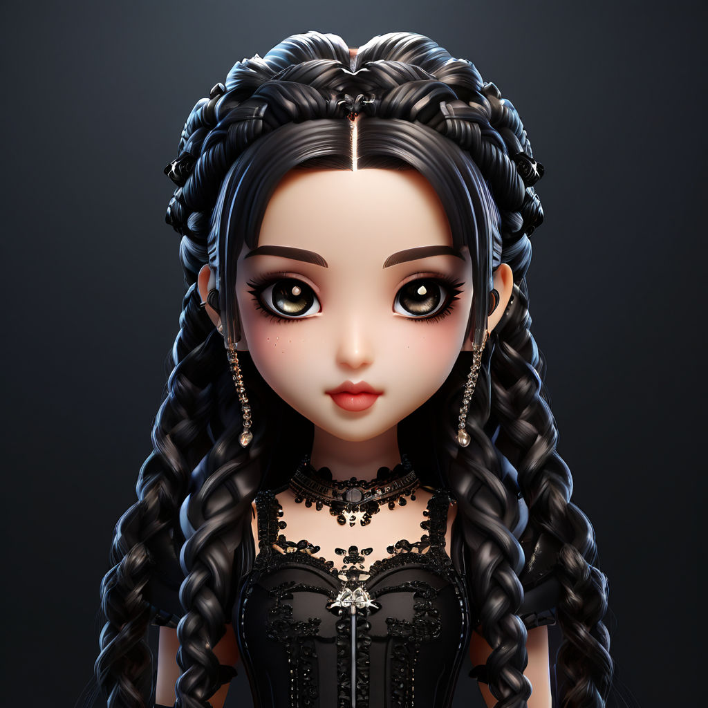 Jisoo (BLackpink) with braids hairstyle by Linh Ngô Ngọc - Playground