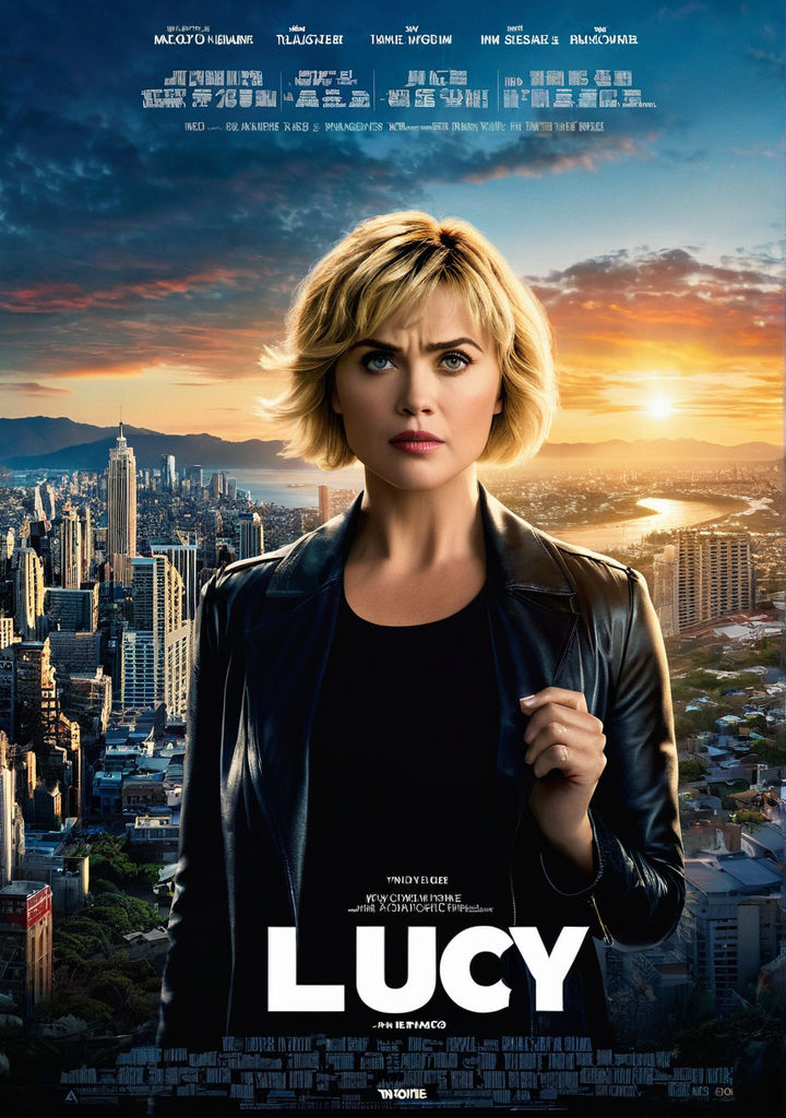 Portrait of the iconic character Lucy from the movie 