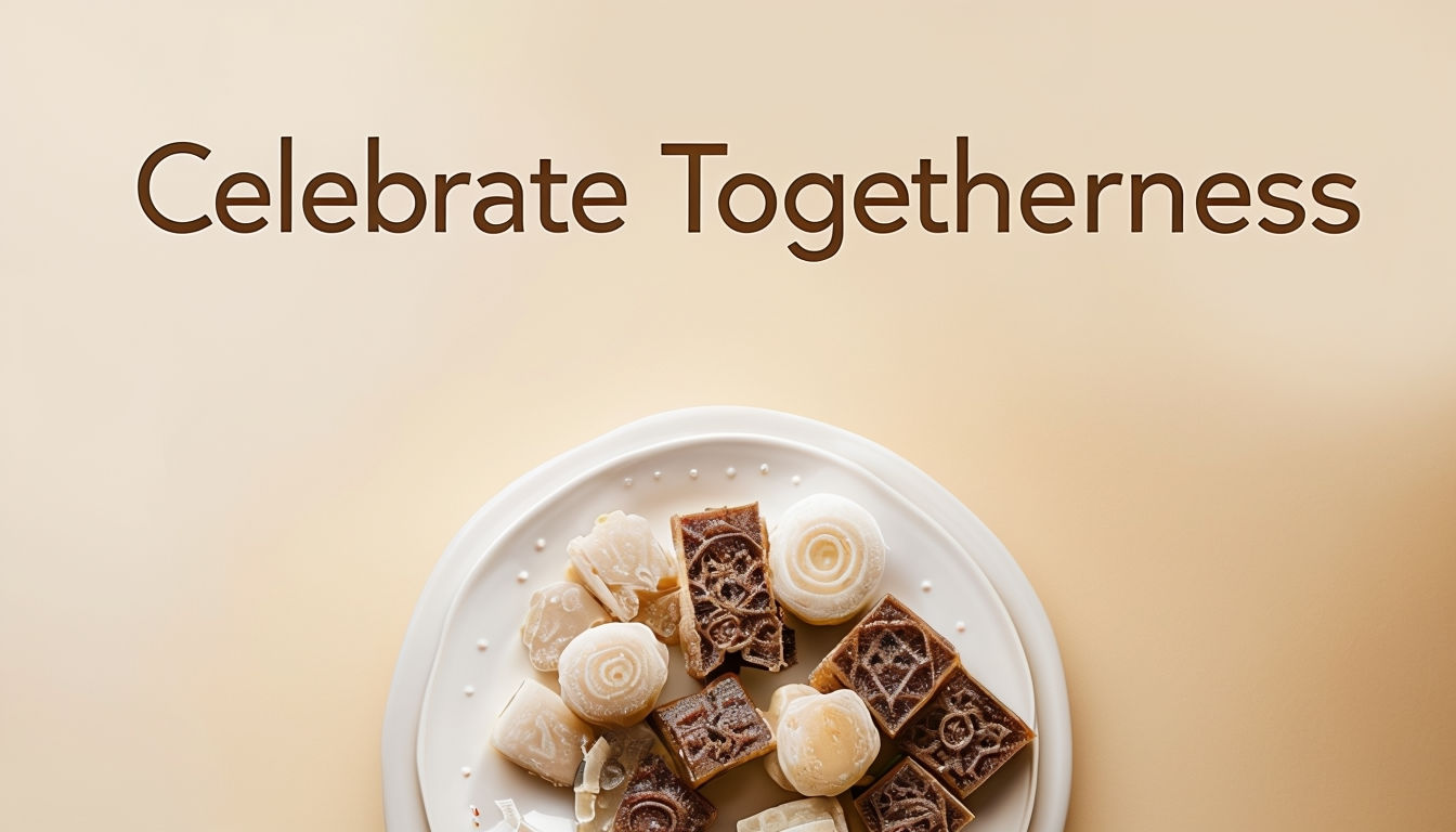 Celebrate Togetherness Elegant Eid Sweets Art