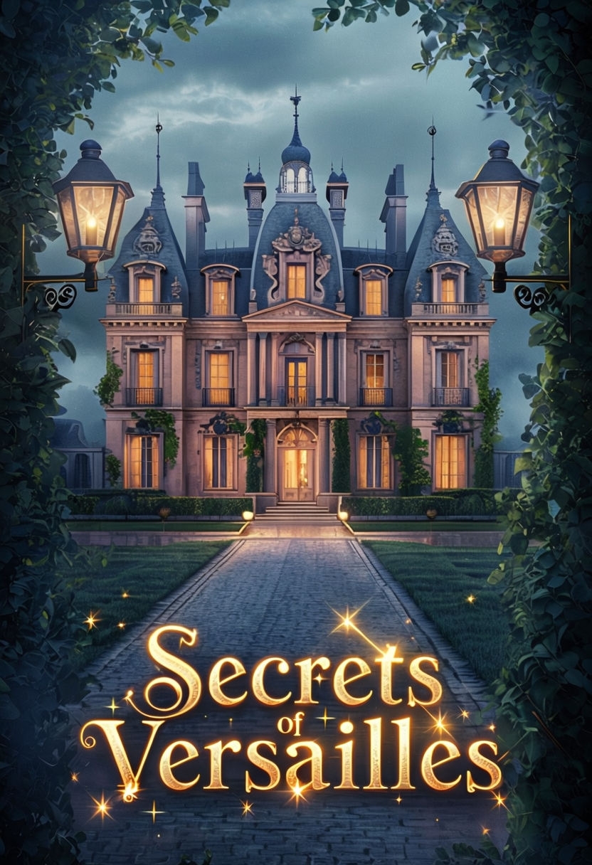 Secrets of Versailles Grand Mansion Digital Art Poster