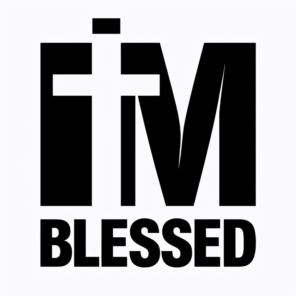 I'm Blessed Minimalist Typography Design Mug