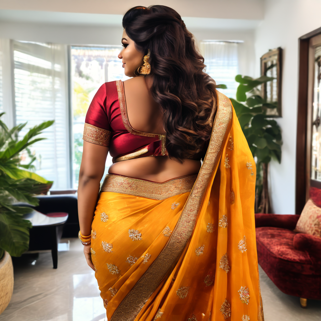 bouncy heavy boobs in saree - Playground