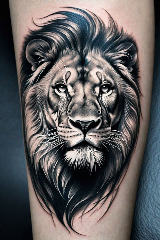 Roaring with Beauty: Exploring the Symbolism of Lion and Flowers Tattoos:  60 Designs - inktat2.com