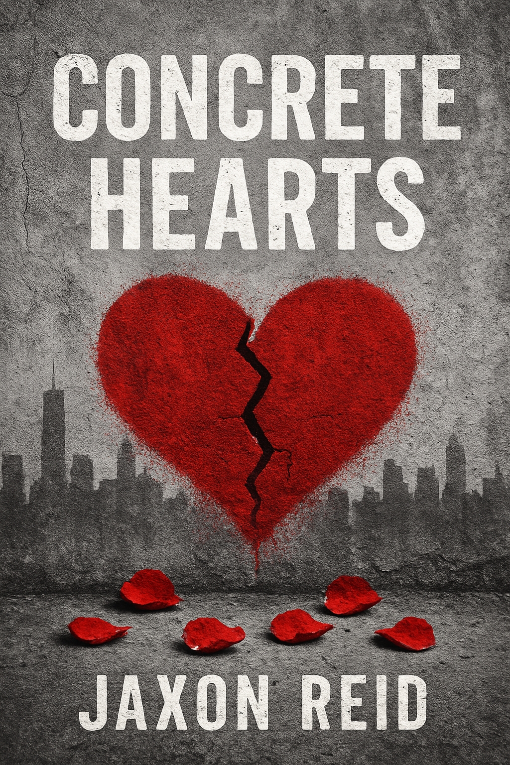 Concrete Hearts Urban Grunge EBook Cover Design by Jaxon Reid