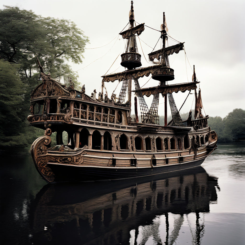 Elizabethan-era galleon by Alex Moulitsas - Playground