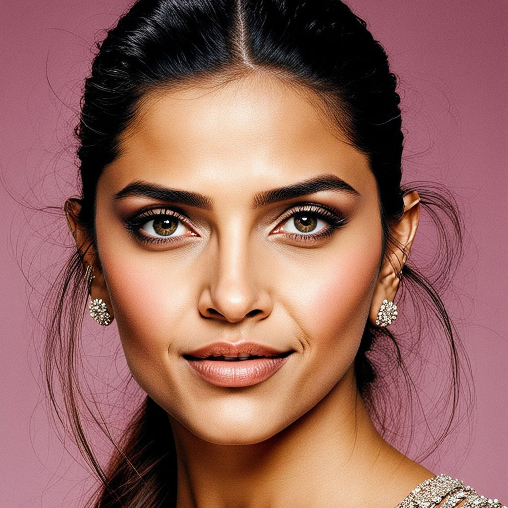 ebergolu minimalist Deepika Padukone face