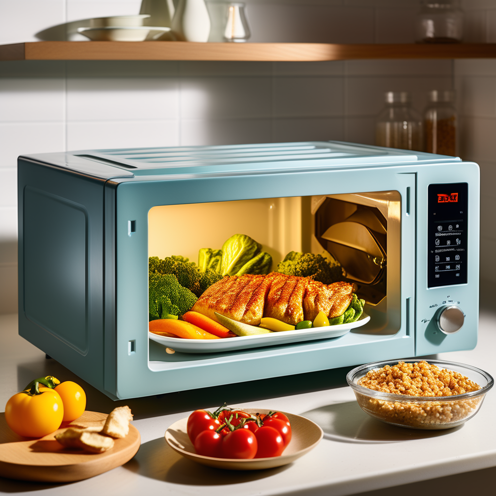 Prepare precooked meals in microwaves by E Jester Playground