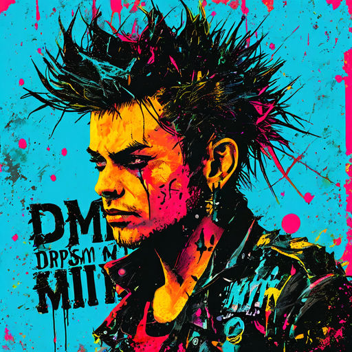 Punk style logo featuring the inscription 