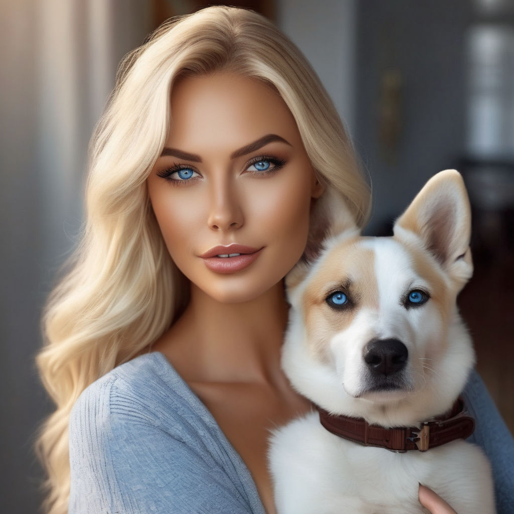 a beautiful girl have sex with a dog