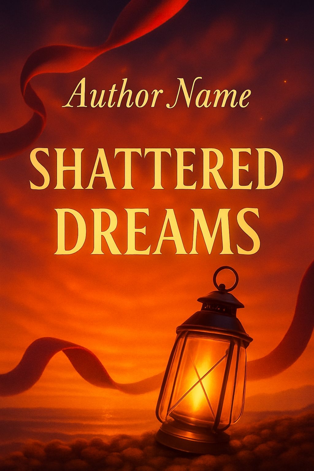 Shattered Dreams Dramatic Fantasy EBook Cover Design