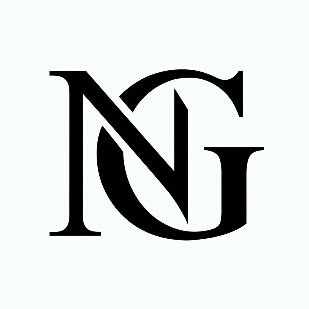 Elegant NG Intertwined Logo Design for Professional Branding Monogram