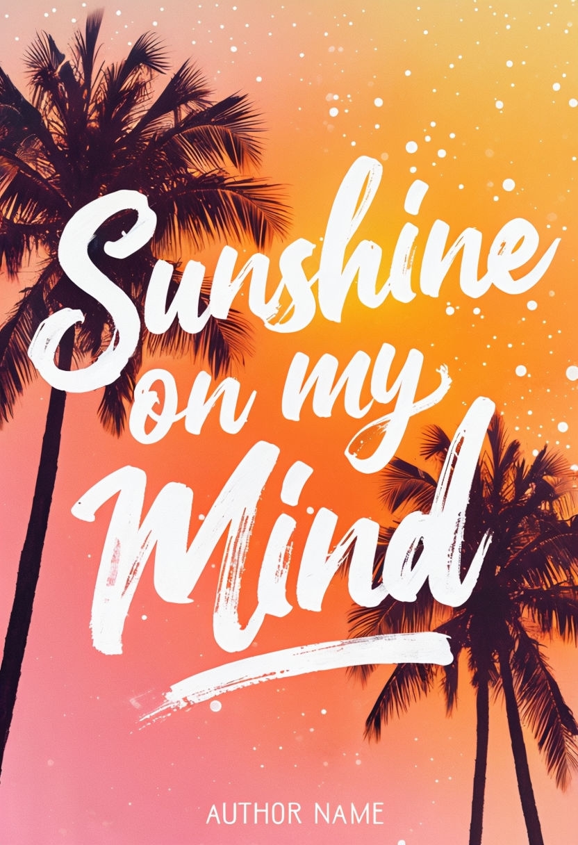 Vibrant Sunshine on My Mind Motivational Poster Design EBook Cover