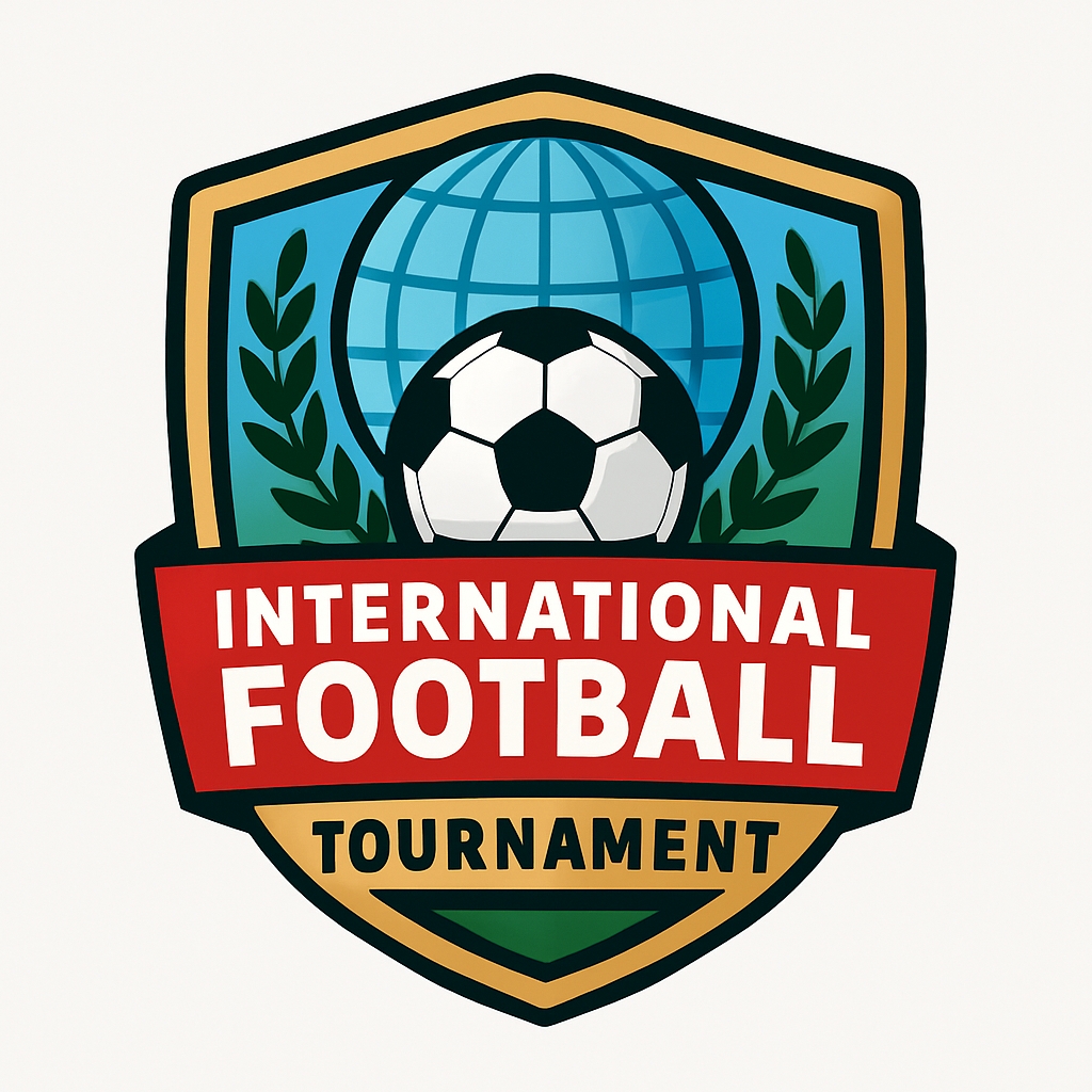 International Football Tournament Emblem Design Logo