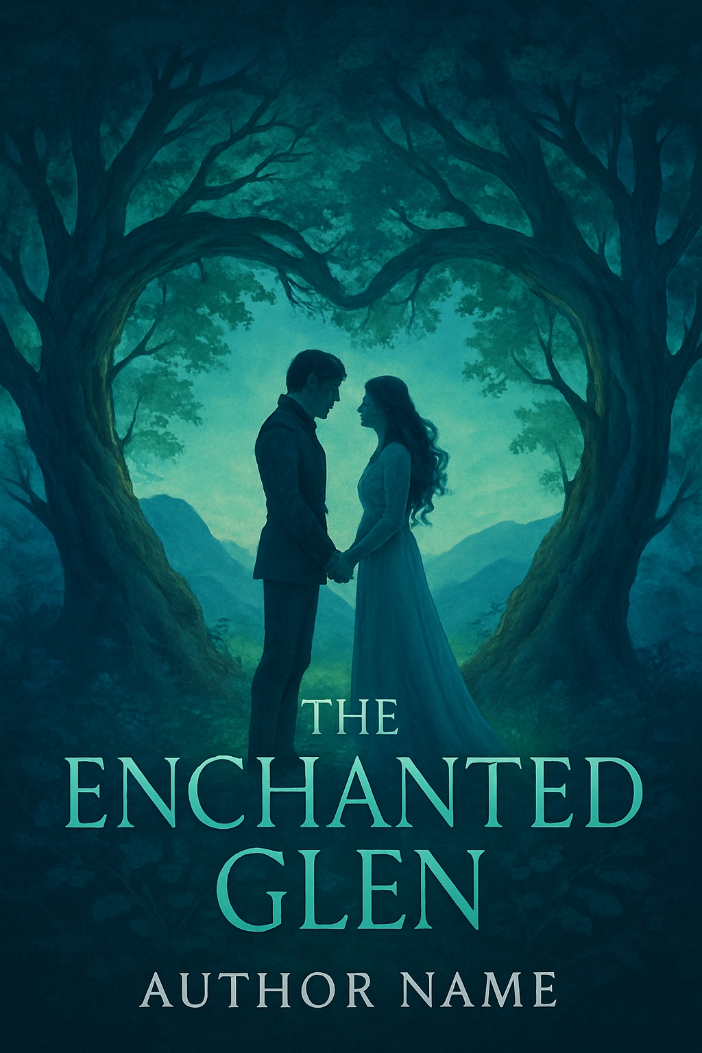 Romantic Mystical Scene for The Enchanted Glen EBook Cover