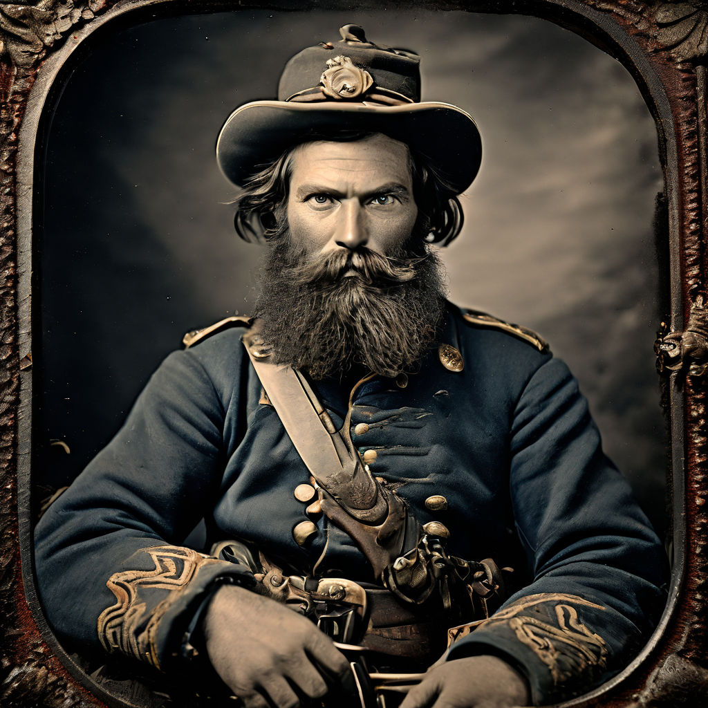 1860s daguerreotype of a confederate soldier with a big bear... by Jake ...