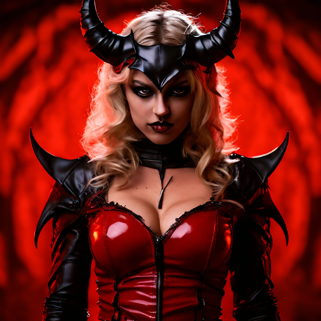 women demonic halloween costume