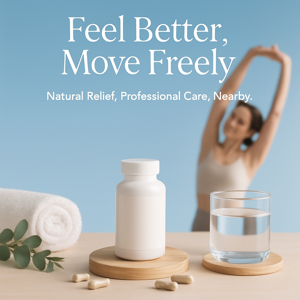 Feel Better Move Freely Wellness Promotion Poster