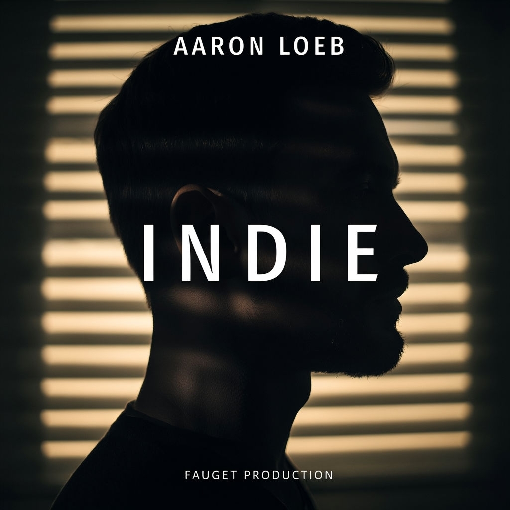 Mysterious Silhouette with Dramatic Light for Indie Album Cover