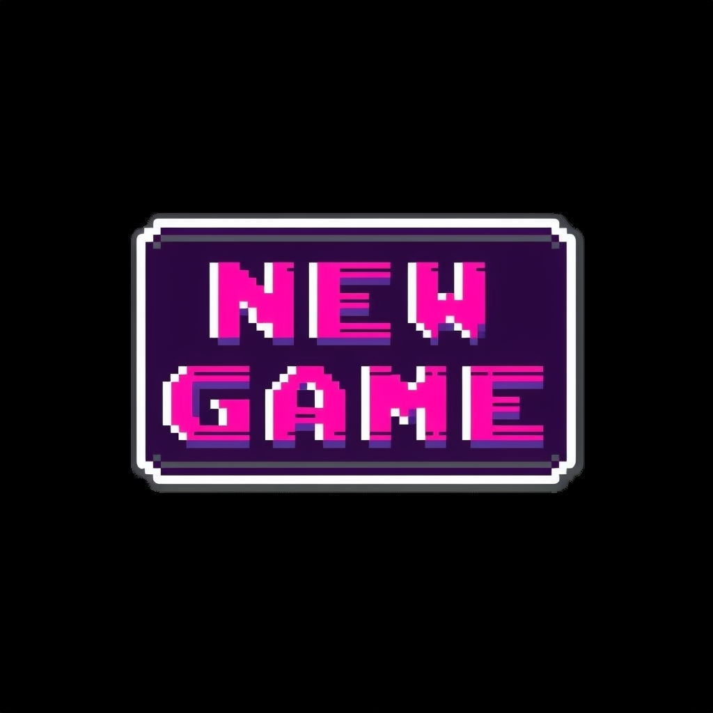 Retro Pixel Art NEW GAME Graphic T-Shirt