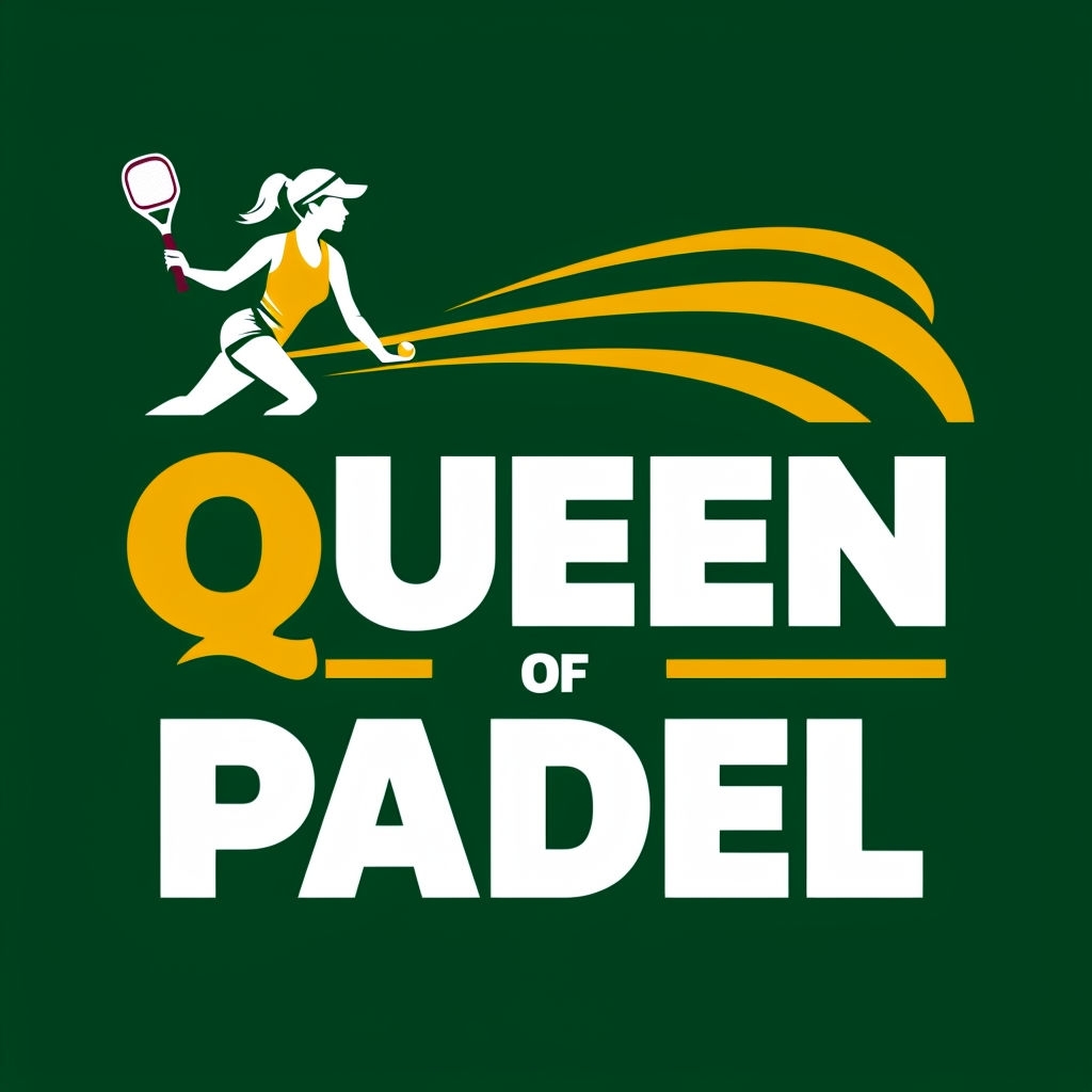 Queen of Padel Bold Graphic Design Modern T-Shirt